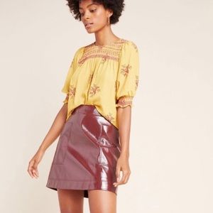 Maeve Maroon Skirt